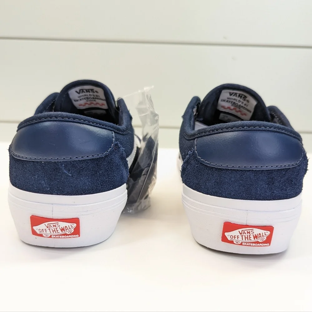 Vans Old Skool Chima Ferguson PRO 2 Navy White Suede Skateboard Sneakers Men 8